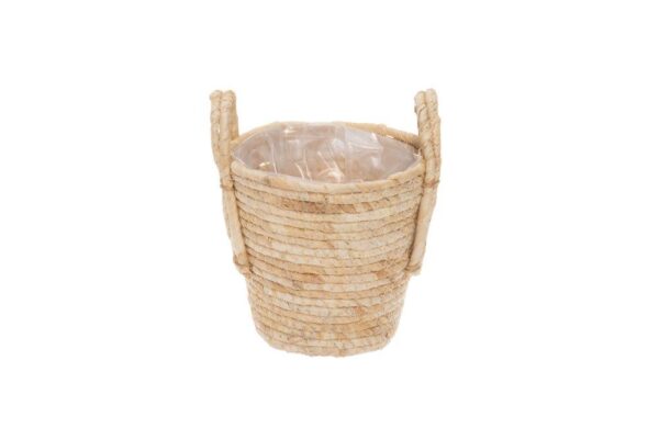 Korv Linda kilest sisuga Ø18x h23cm pruun