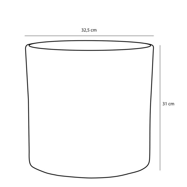 Lillepott Era Ø32,5x h31cm matt hall