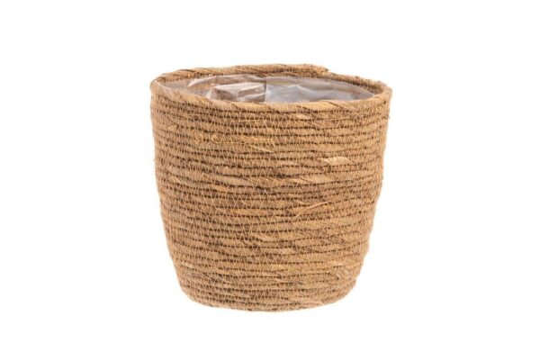 Korv Linnea kilest sisuga Ø17x h16cm pruun