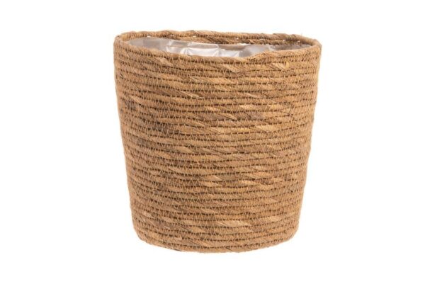 Korv Linnea kilest sisuga Ø20x h19cm pruun