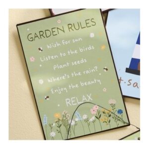 Silt Garden Rules roheline 14x20cm