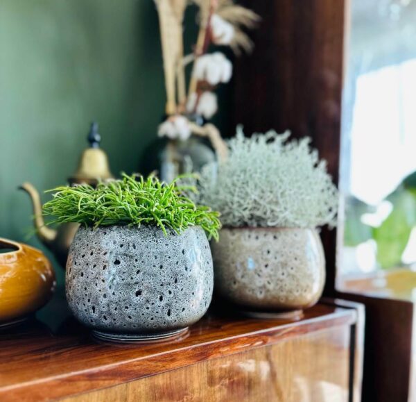 Lillepott Vintage ümar Ø17x h13cm hall