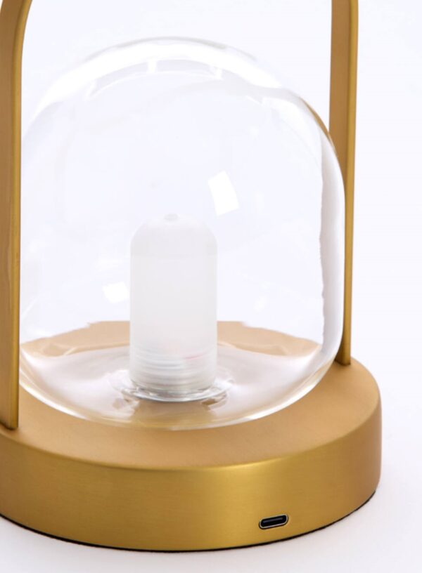 Laualamp Yeremi Led kuldne Ø12x h19cm