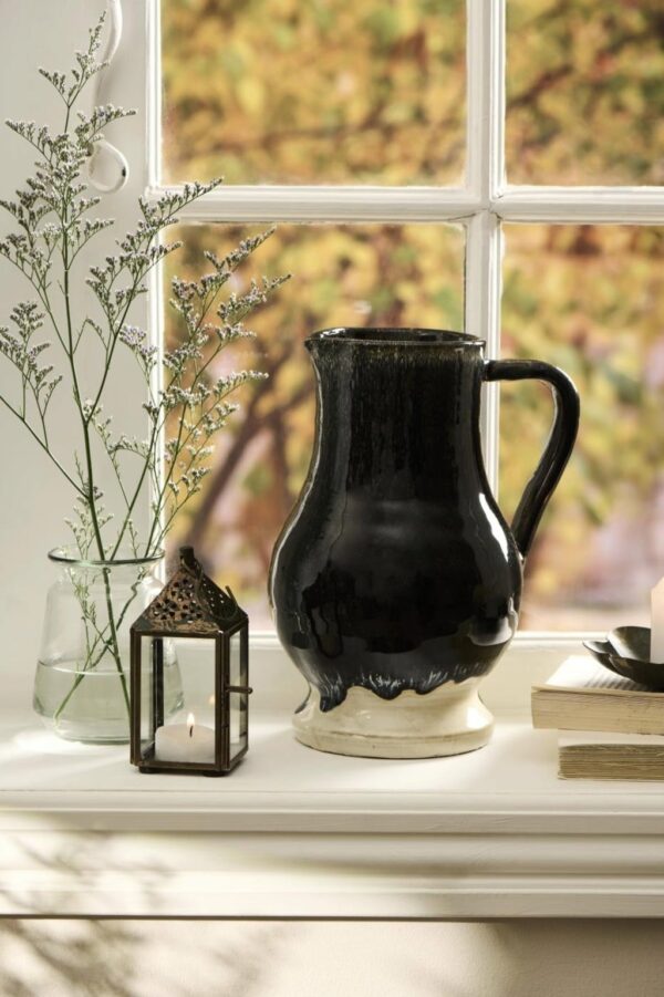 Latern lillemustriga kuldne 5,7x5,7x h12,5cm