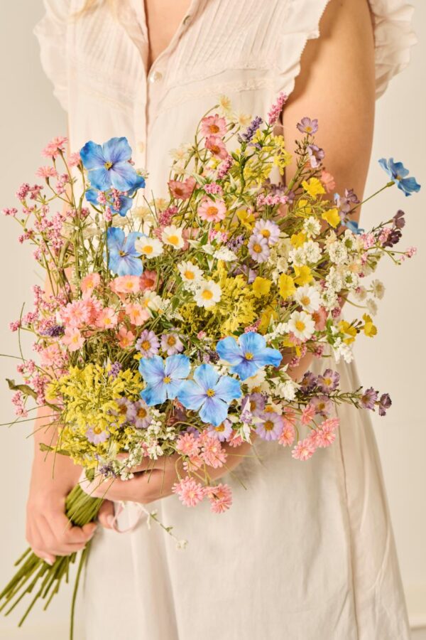 Kunstlill siniste õitega Ø6x h75cm