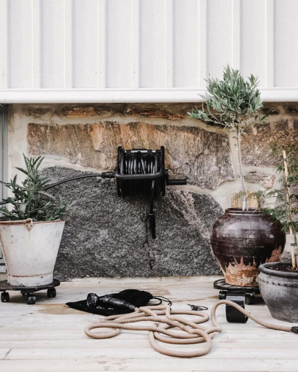 Voolikukäru komplekt byBenson voolik must 15m