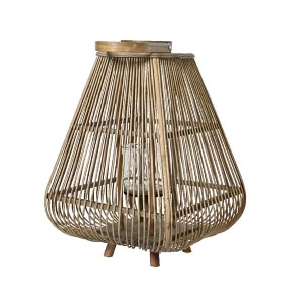 Latern bambus Ø33x h48cm hall