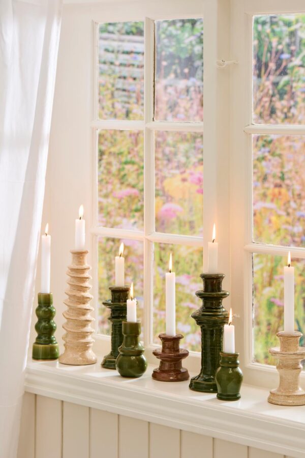 Küünlajalg Milan roheline Ø10x h25,8cm