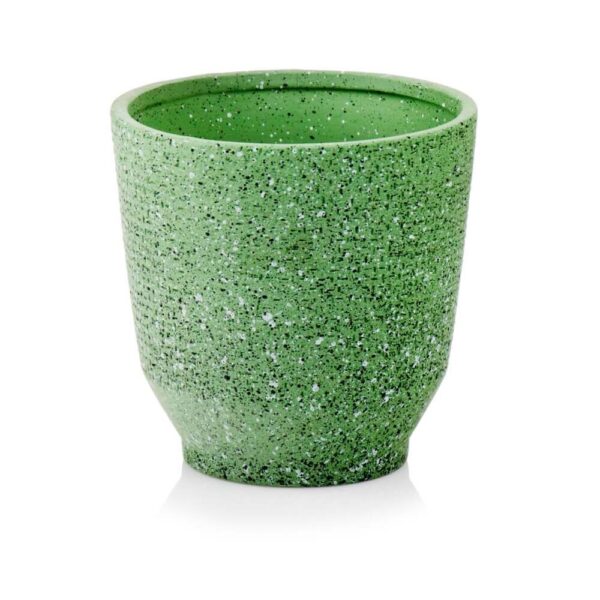 Lillepott Terrazzo Ø14x h14cm roheline