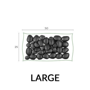 Dekoratiivkivid L plastikust 50x25cm roheline