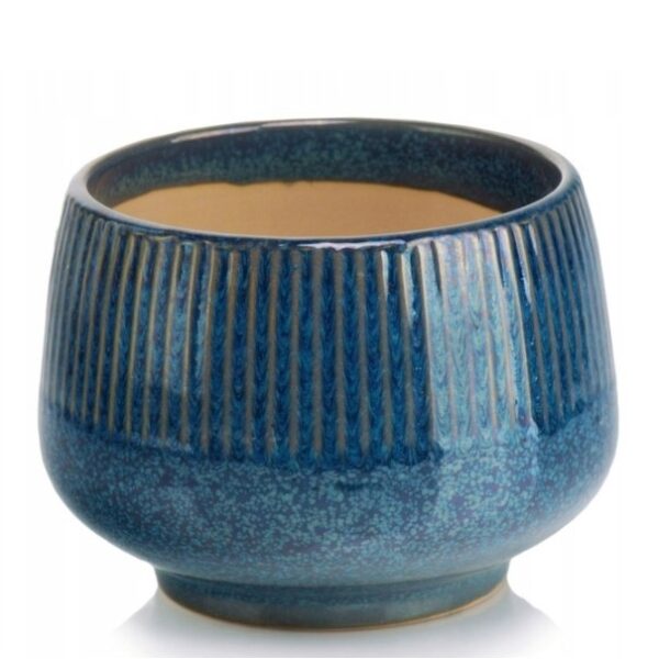 Lillepott Triibud Ø19x h15cm sinine