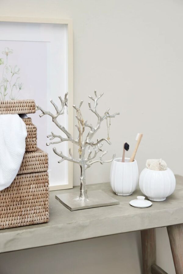 Hoiutops Lily valge Ø8,7x h10,6cm