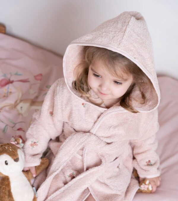 Laste hommikumantel Blossom kapuutsiga 98/104