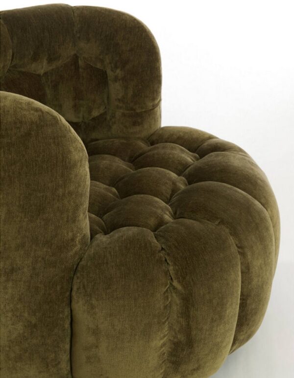 Tugitool Amara oliiviroheline 100x98x h72cm