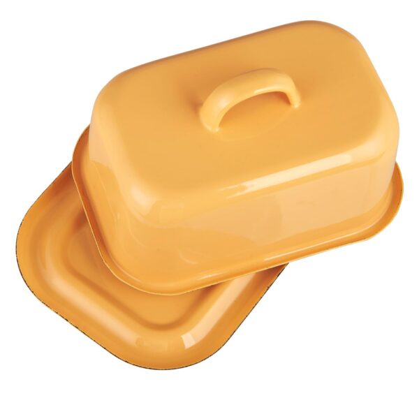 Võitoos kaanega emailist kollane