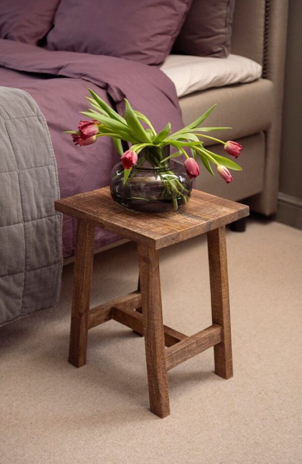 Pink mangopuidust FanniK Pilke 35x32x47 cm, max 100 kg