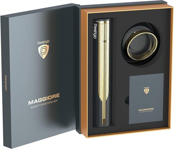 Automaatne veinipudeli avaja Prestigio Maggiore kuldne