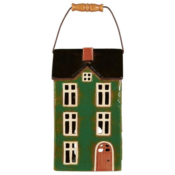 Latern maja Nyhavn roheline 13x17,2x h31cm