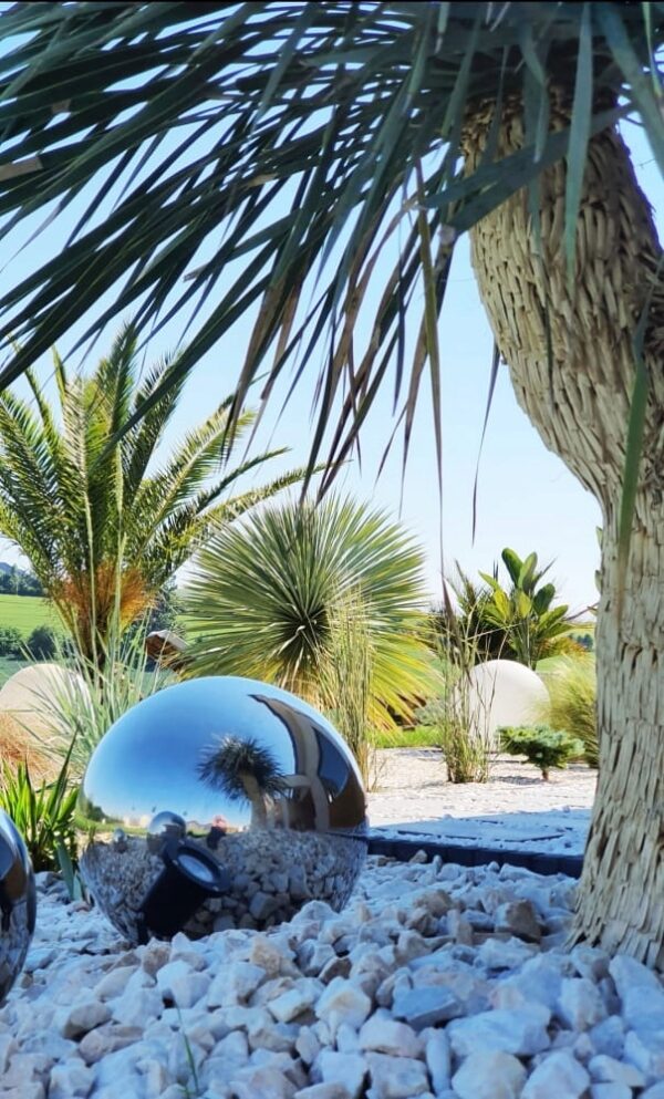 Aiakuju Peegelpall hõbedane Ø25cm