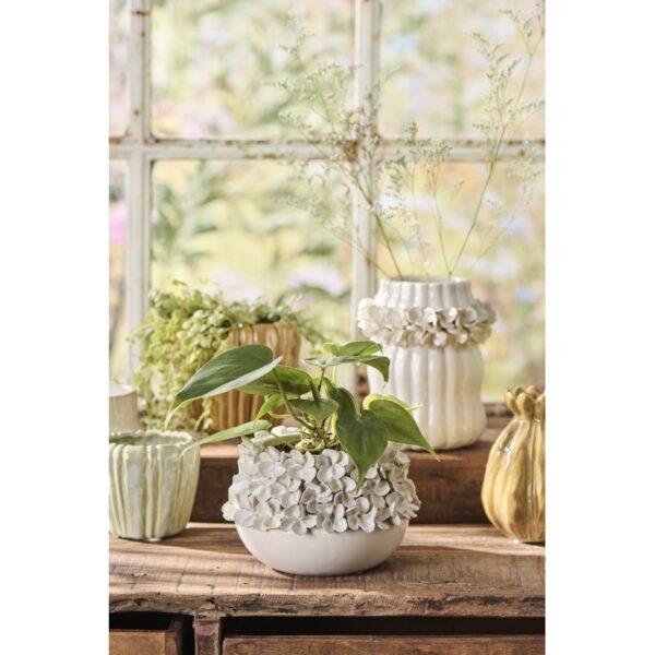 Lillepott Hortensia Ø16x h10,5cm valge