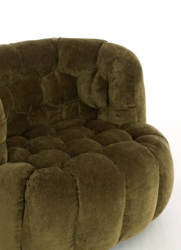 Tugitool Amara oliiviroheline 100x98x h72cm