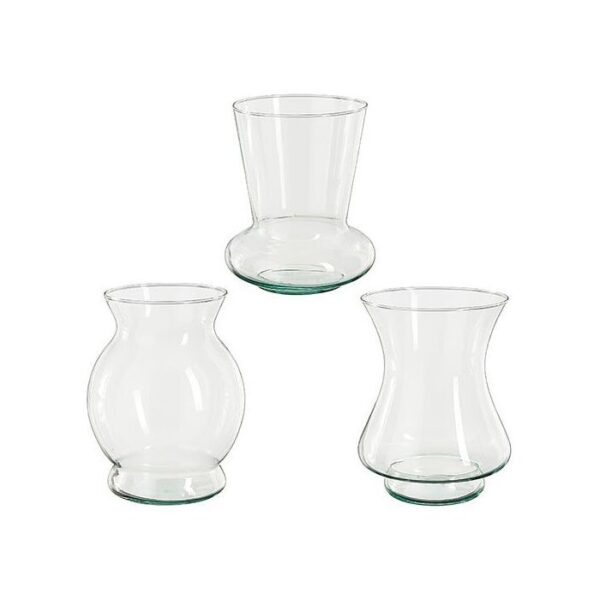 Klaasvaas Jazz Ø14x h20cm erinevad 1tk