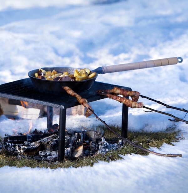 Pann valurauast pikk käepide Ø23x h4,6cm