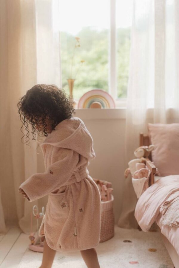 Laste hommikumantel Blossom kapuutsiga 98/104