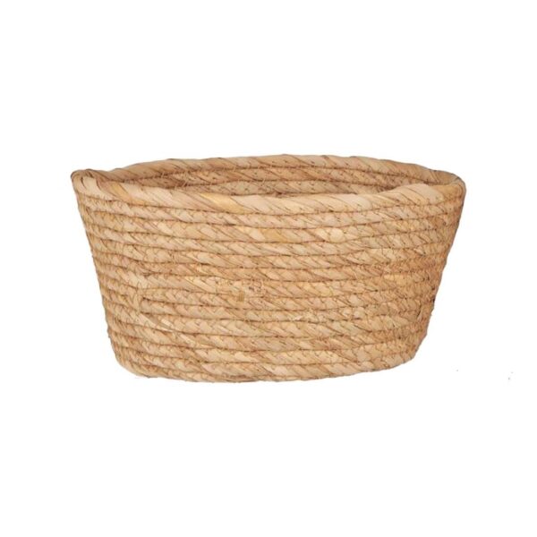 Korv punutud pruun Ø22x h11cm