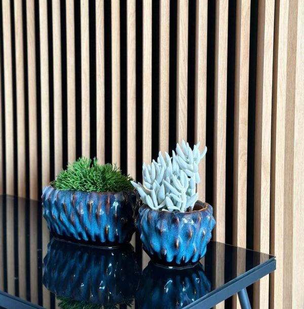 Lillepott Vintage 29x13x h16cm sinine