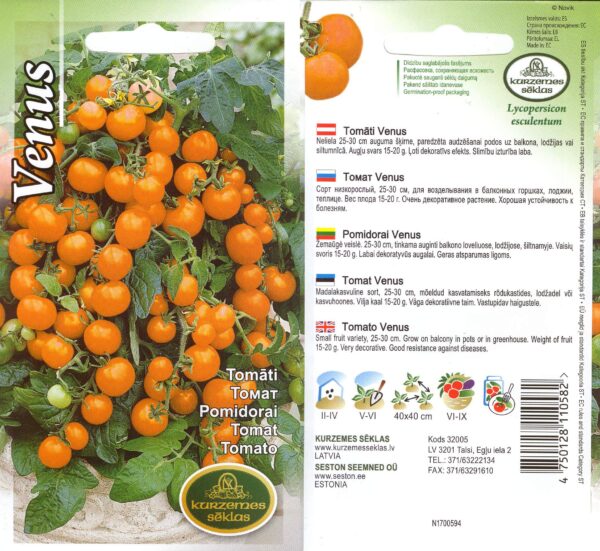 Kirsstomat 'Venus' 0,1g