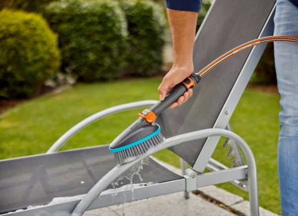 Käsipesuhari Gardena Cleansystem M pehme, veehulga regulaatoriga