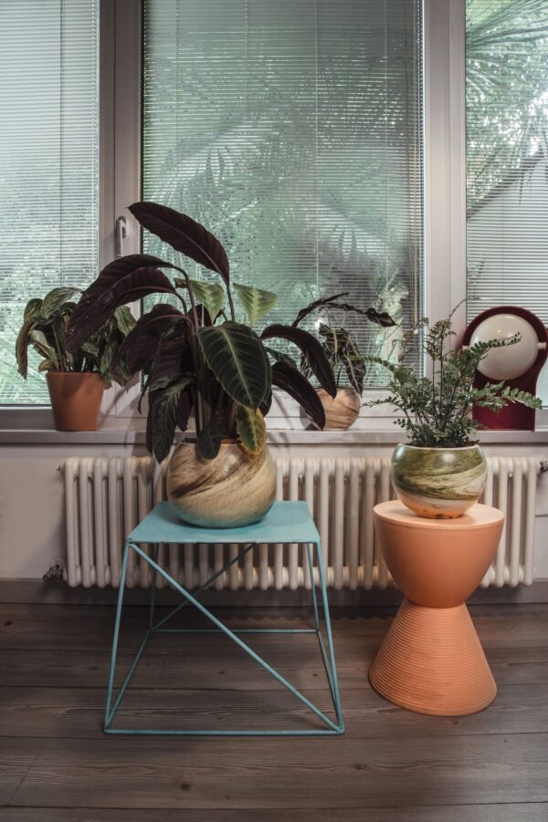 Lillepott Ischia Ø17x h17cm pruun