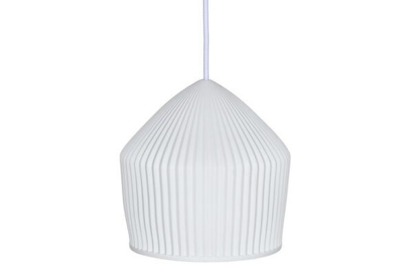 Laelamp FanniK Vekki keraamiline valge 18,5x21 cm, E27