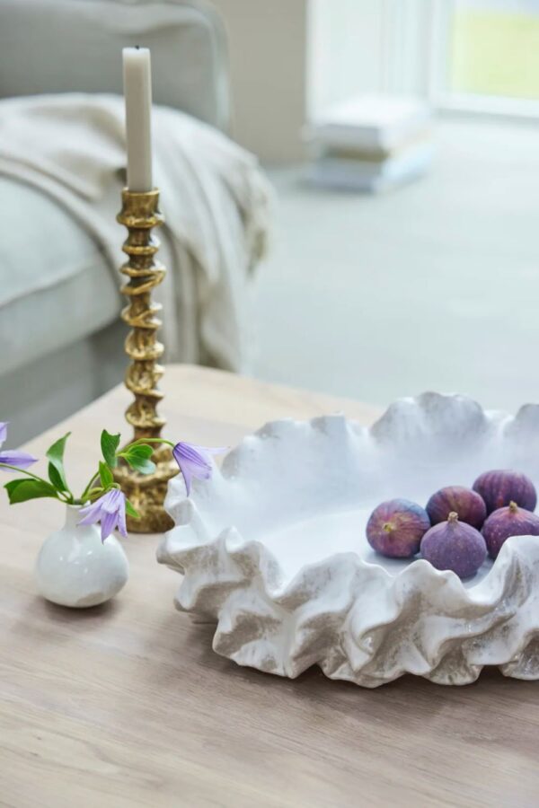 Kauss Viola valge 35,5x26x h10cm