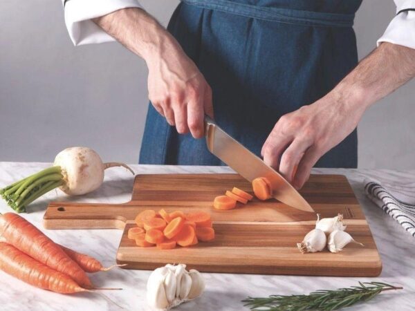 Lõikelaud tiikpuu 34x23x h1,8cm