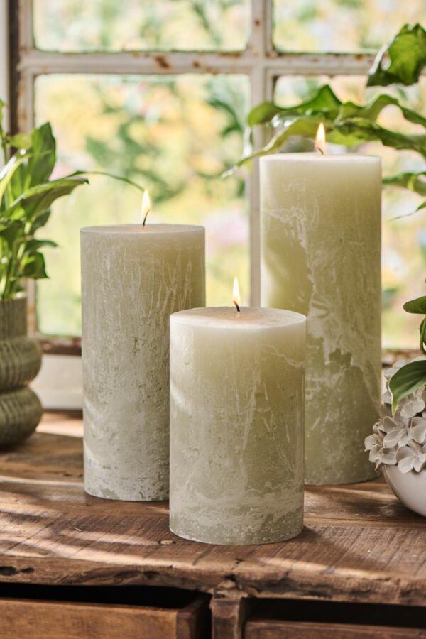 Küünal Celia Rustic roheline Ø9,6x h20cm