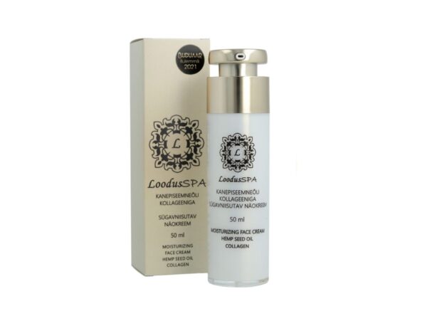 Kanepiseemneõli ja Kollageeniga Näokreem 50ml