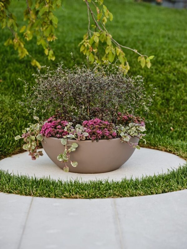 Õuepott Era Ø40x h17,5cm kreem