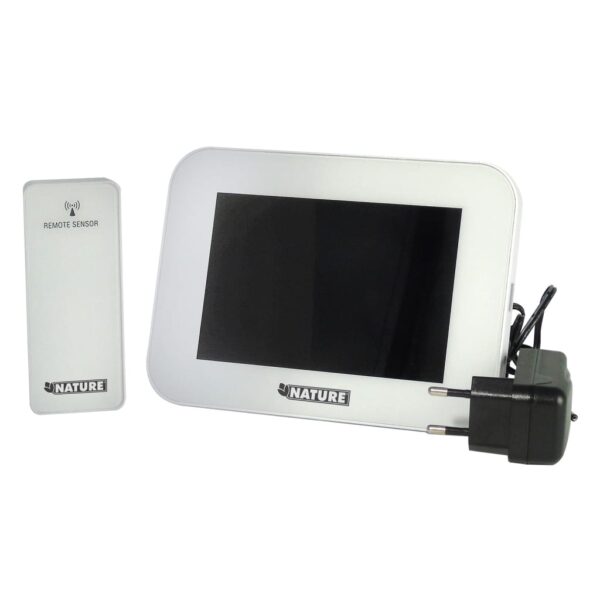Termomeeter Nature digitaalne valge 17,5x2,5x h12,5cm