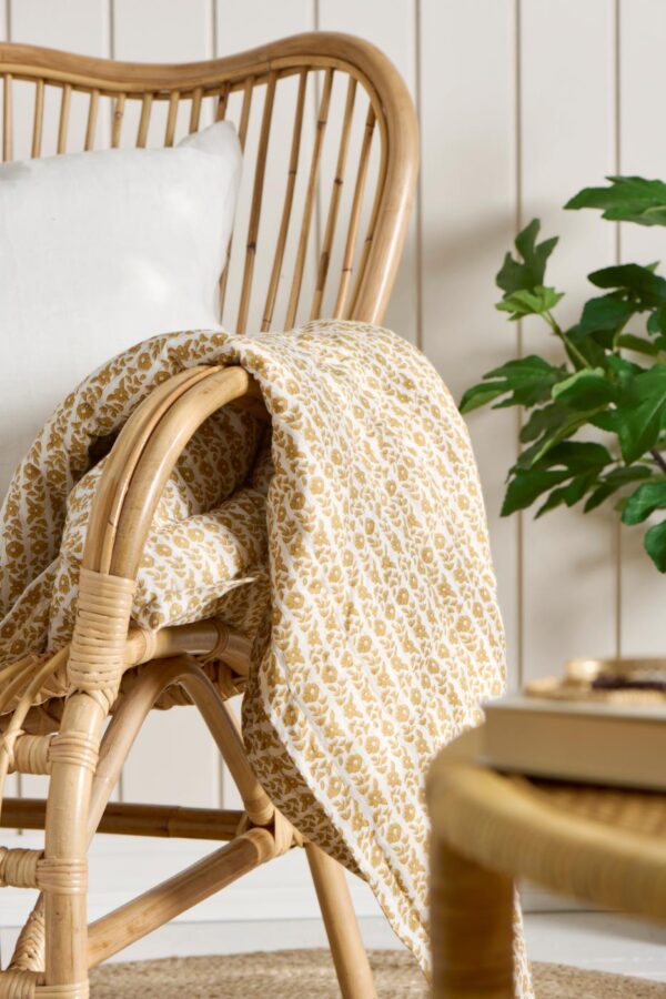 Päevatekk Celina kollane 130x170cm