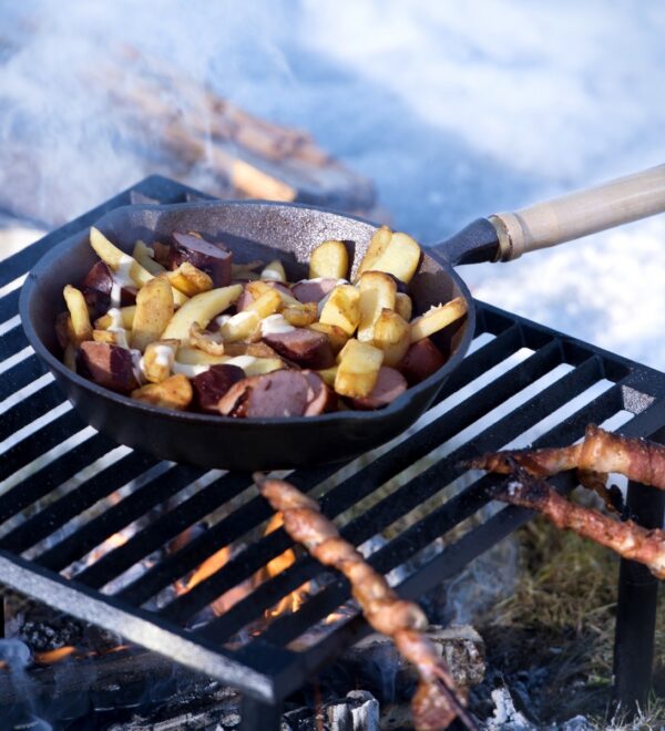 Pann valurauast pikk käepide Ø23x h4,6cm