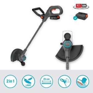 Murutrimmer Gardena EasyTrim 25/18V P4A aku ja laadijaga