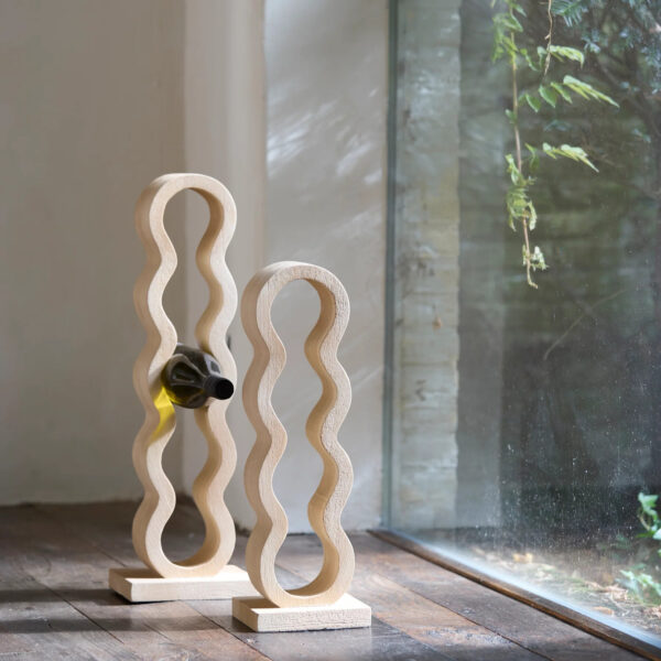 Veiniriiul Edolo 5-le pudelile pruun 18x13x h58cm