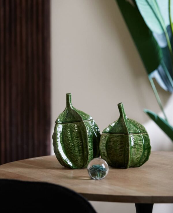 Hoiupurk Sabara roheline Ø21x h27cm