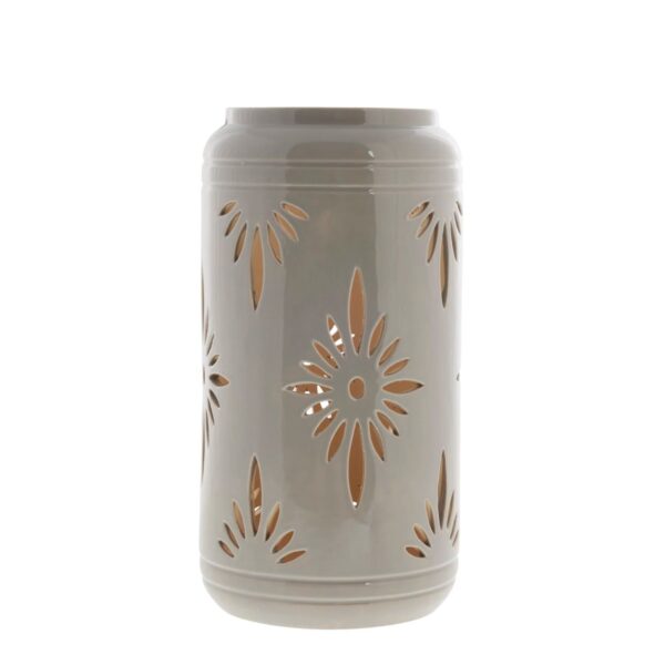 Latern Hilde kreem Ø20x h39cm