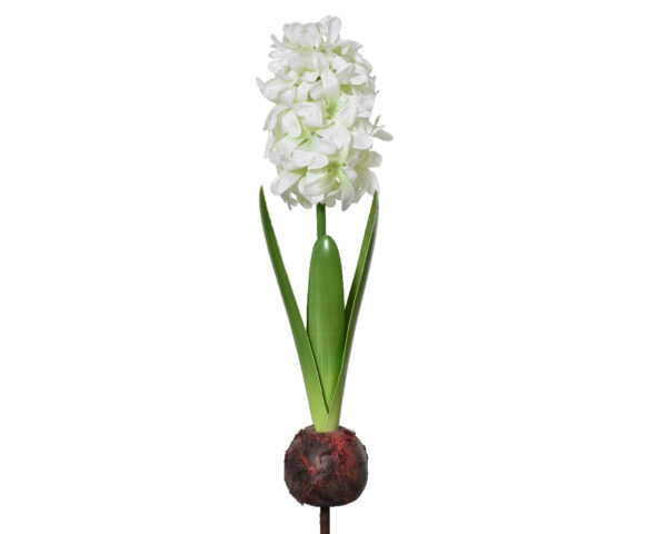 Kunstlill Hüatsint valge Ø10x h39cm
