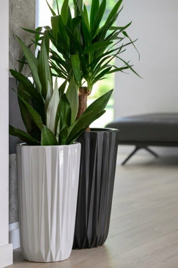 Lillepott Sooned Ø30x h56cm valge