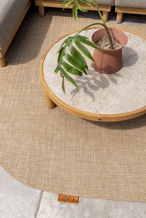 Aialaud Finn keraamiline ja tiikpuu 63x h32cm