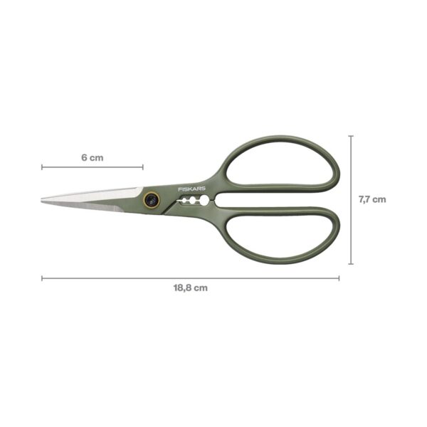 Fiskars kääride komplekt Plant Care 3tk, hoidikuga